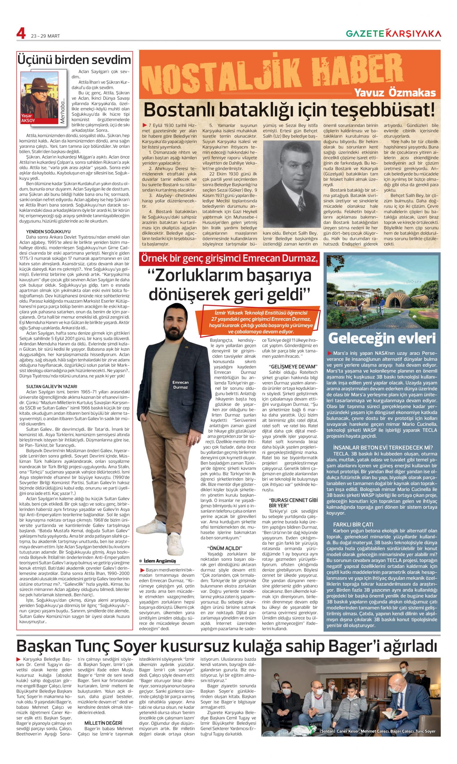 Gazete Karşıyaka - "Örnek Bir Genç Girişimci: Emrecan Durmaz"